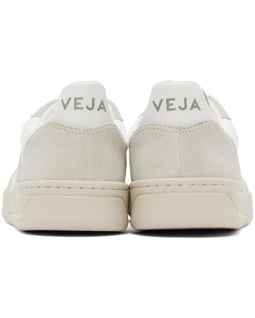 Veja Black Beige & White V-10 B-mesh Sneakers