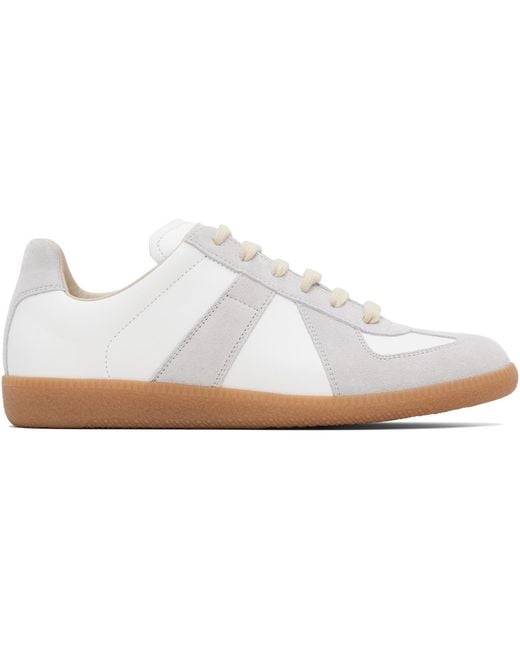 Maison Margiela White Replica Sneakers