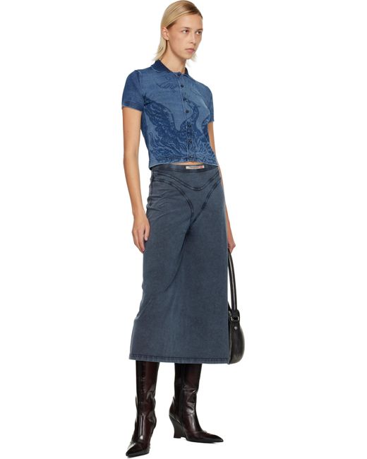 Polo Fenny Bleu DIESEL en coloris Blue