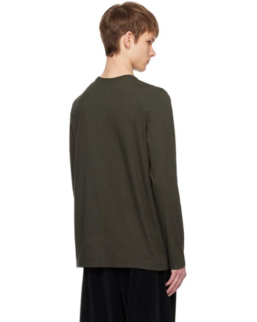 T-shirt à manches longues leon gris The Row pour homme en coloris Black