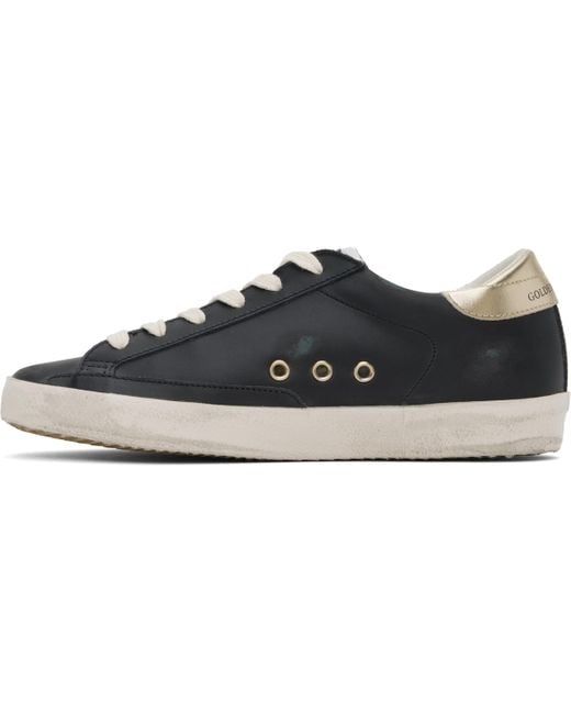 Golden Goose Deluxe Brand ブラック Super-Star Classic スニーカー Black
