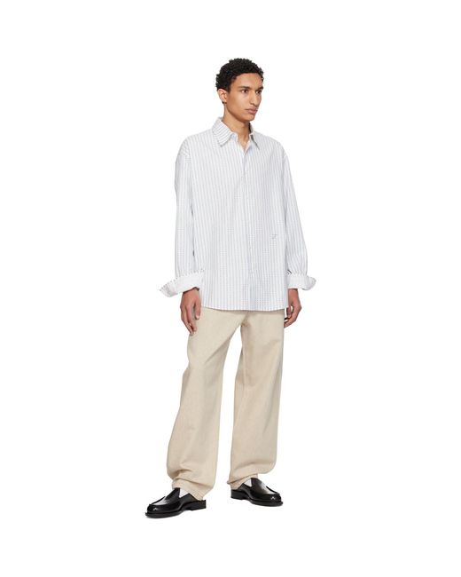 Jacquemus White 'The Letro' Shirt for men