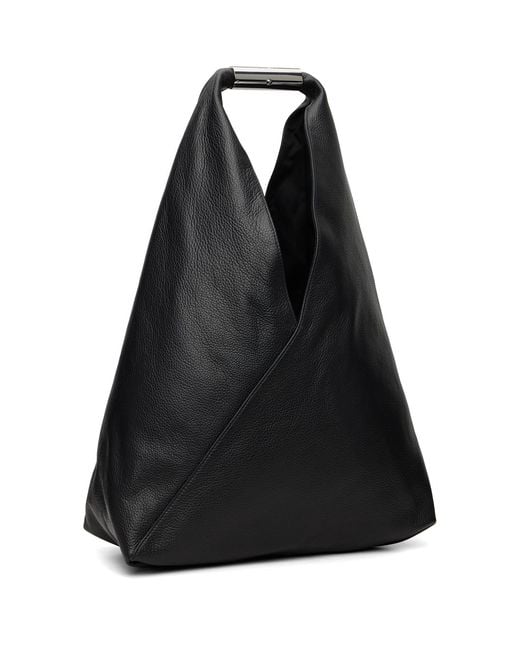 MM6 by Maison Margiela Black Jewel Handle Classic Tote for men