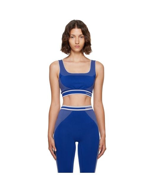 Casablanca Blue Seamless Bralette