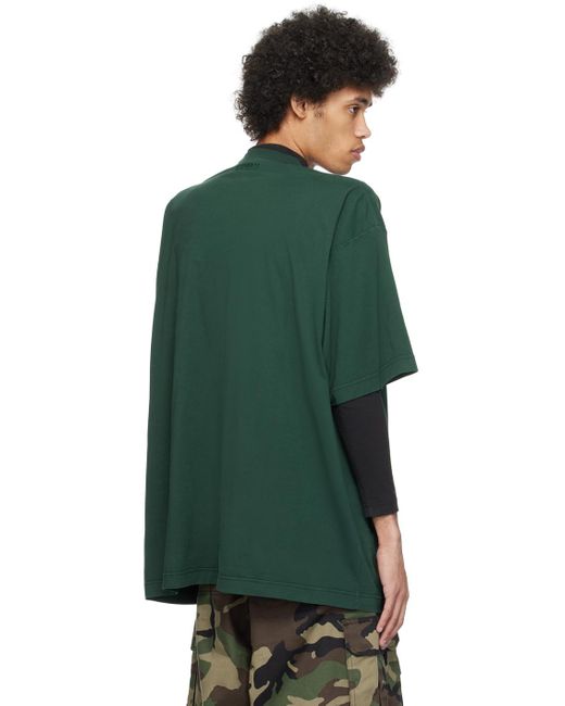 Vetements Green Very Expensive T-shirt for men