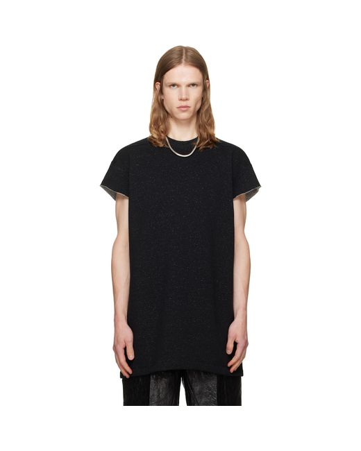 Rick Owens Black Tower Jumbo/T-Shirt for men