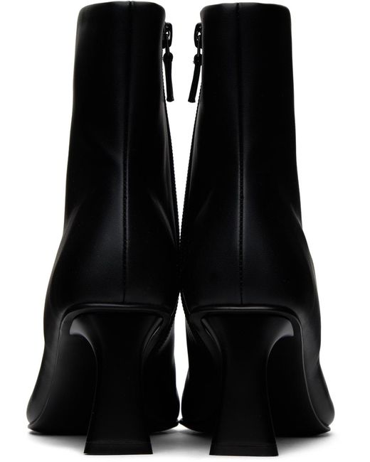 Stella McCartney Black Elsa Pointed Toe Ankle Boots