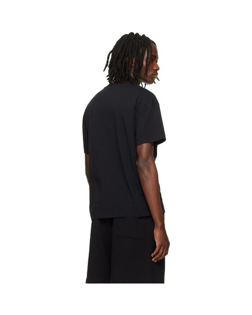 Palm Angels Black Skull T-Shirt for men