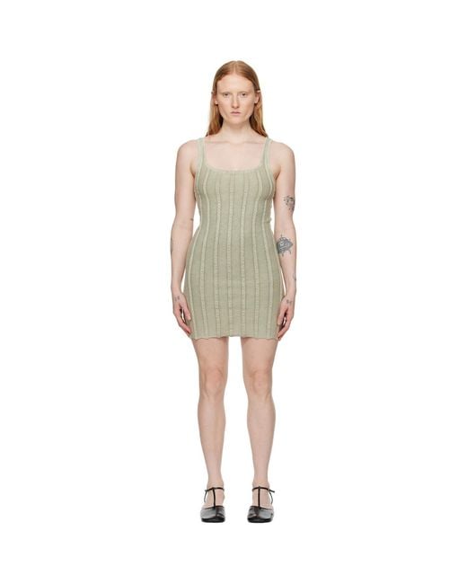 Filippa K Black Gray Strap Minidress