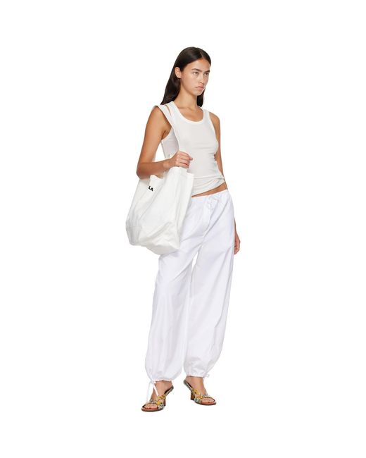 Tekla White Beach Tote