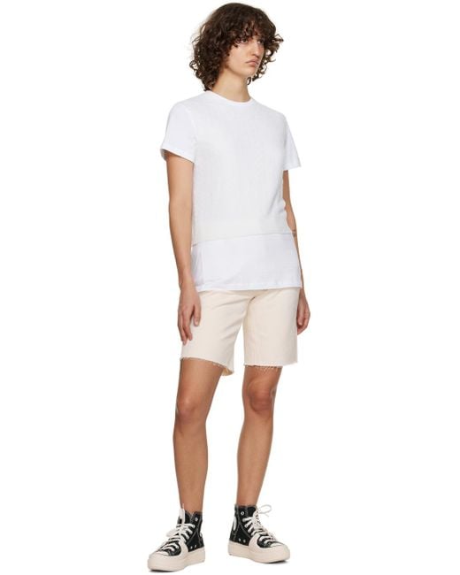 Rag & Bone White Kyle Vest