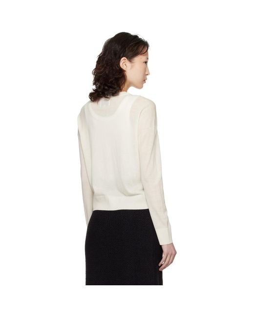 Loulou de Saison White Off- Kita Cardigan
