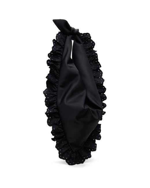 Simone Rocha Black Pillowcase Satchel Bag
