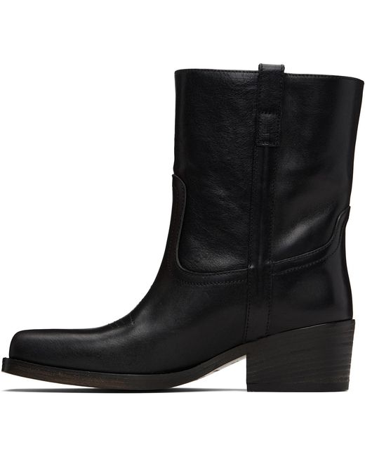 Weekend by Maxmara Black Ranch Boots