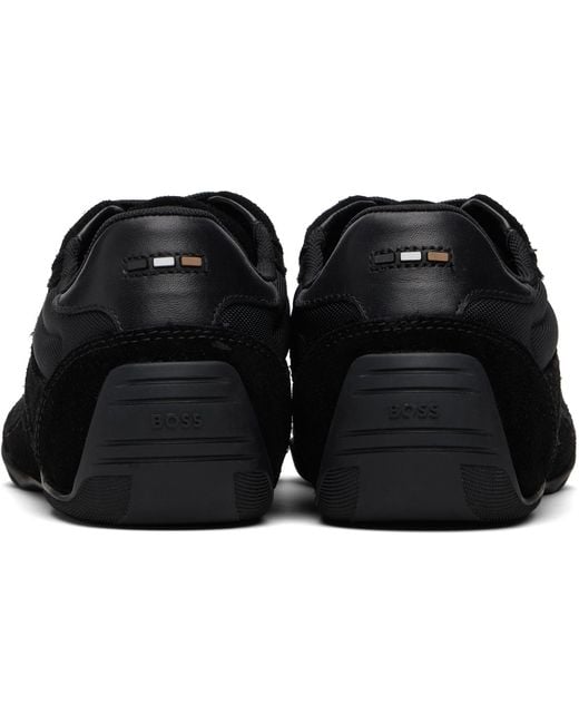 Boss Black Suede Sneakers for men
