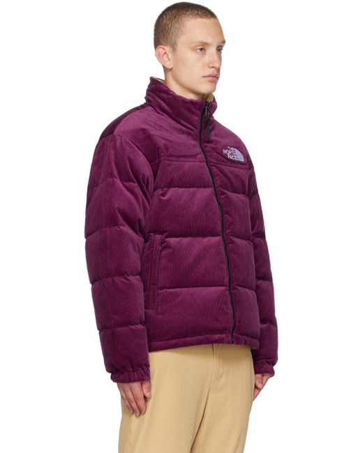 The North Face Purple Reversible '92 Nuptse Down Jacket for Men | Lyst