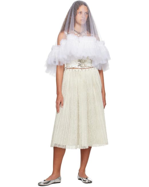Chopova Lowena Black Ssense Exclusive Wedding Apollo Midi Dress