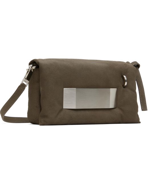 メンズ Rick Owens グレー Hollywood Pillow Griffin バッグ Black