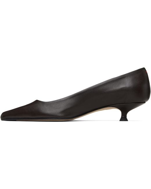 Aeyde Black Cari Heels