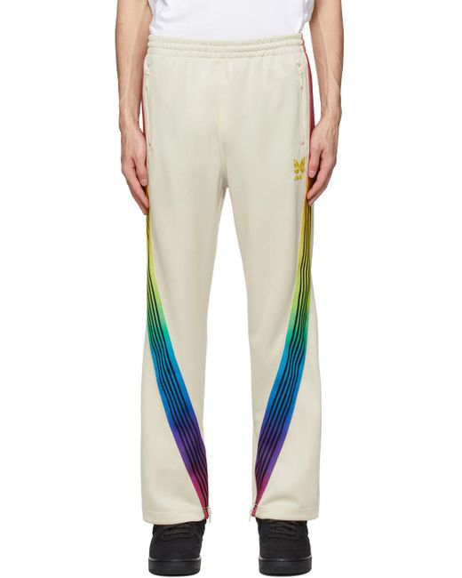 Needles Multicolor Off- Awge Edition Rainbow Track Pants for men