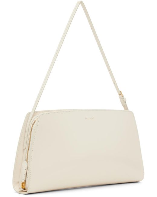 The Row Natural Off-white Dalia Baguette Bag