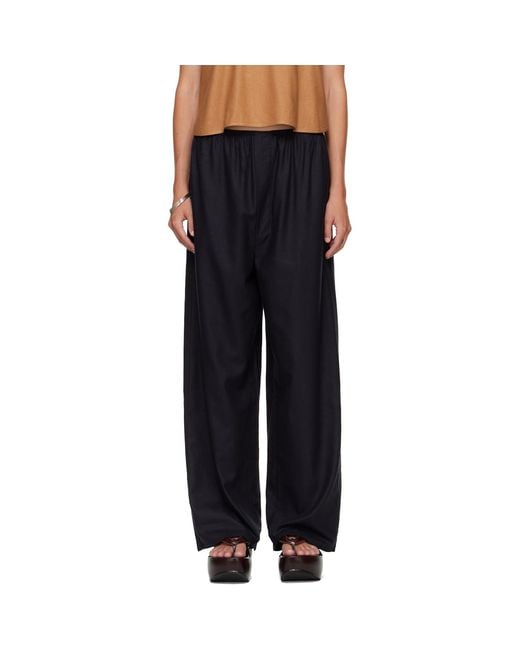 Baserange Black Stoa Lounge Pants