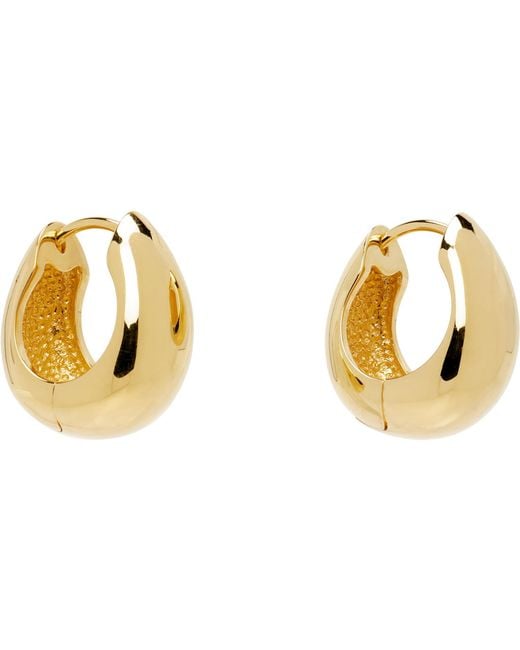 Sophie Buhai Black Hinged Hoop Earrings