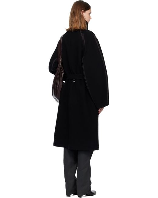 Lemaire ブラック ダッフルコート ブラック | Lyst