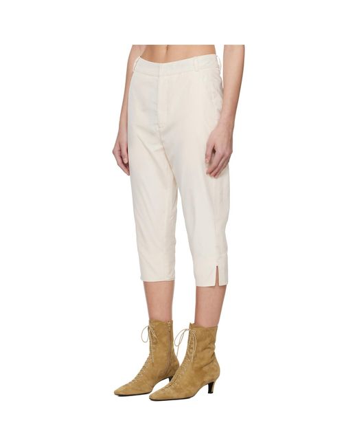 Renaissance Renaissance White Ssense Exclusive Bridal Capsule Capri Leggings