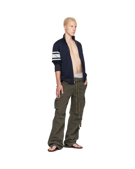 Raimundo Langlois Blue Track Jacket for men