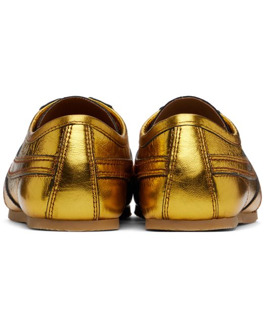 Dries Van Noten ゴールド メタリック スニーカー メタリック | Lyst