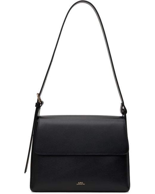 A.P.C. Virginie フラップ バッグ Black