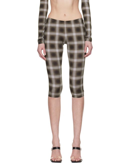 Legging De Style Capri Rétro Brun Édition Miss Sixty Mowalola en coloris Black