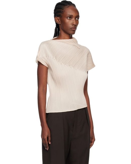 pleats please LEAPトップス LEAP Top Dark Brown – The official ISSEY MIYAKE ONLINE STORE