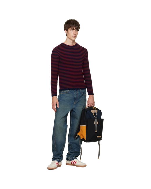 Master Piece Black Link Backpack for men