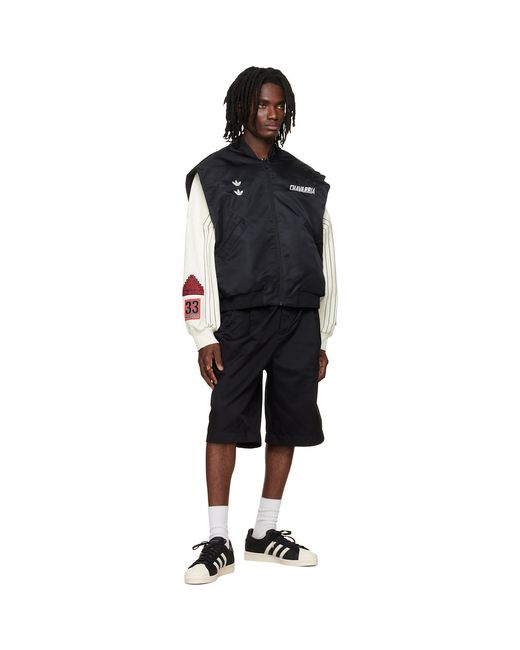 Willy Chavarria Black Adidas Originals Edition Chavarria Superstar Sneakers for men