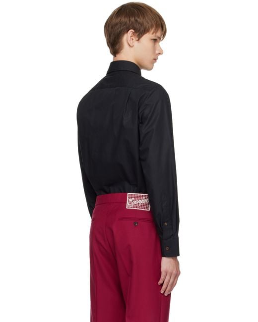 メンズ Vivienne Westwood ブラック Two Button Krall シャツ Black