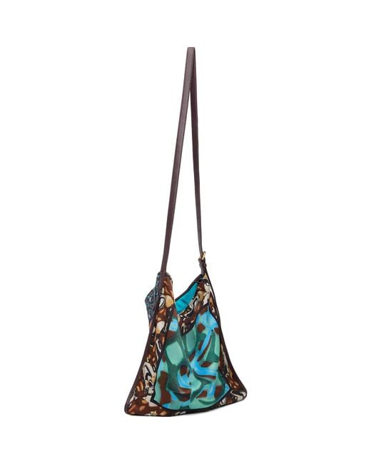 Dries Van Noten Red Small Scarf Tote