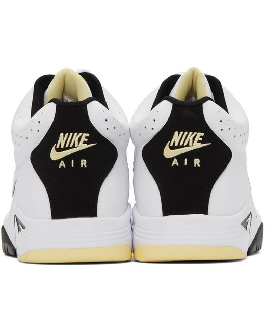 Nike Black White Air Flight Light Sneakers for men