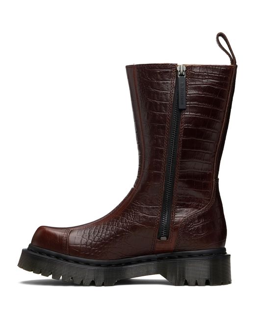 Dr. Martens Brown Burgundy Rejena Boots