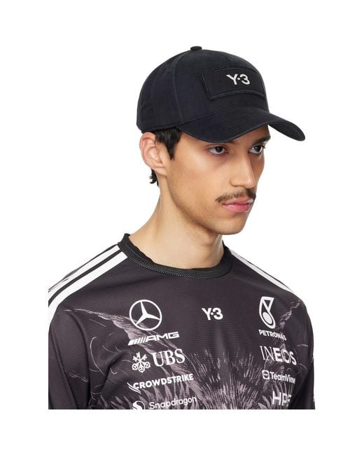Y-3 Blue Race Cap for men