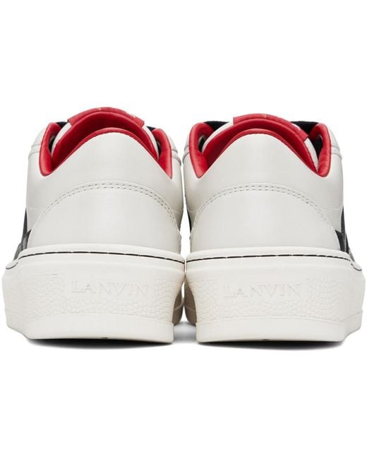 Lanvin Black Off- Future Edition Cash Sneakers