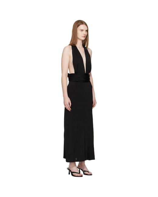 AYA MUSE Black Zirra Midi Dress