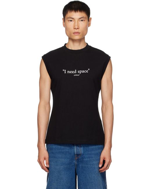 Off-White c/o Virgil Abloh Black Give Me Space Tank Top for men