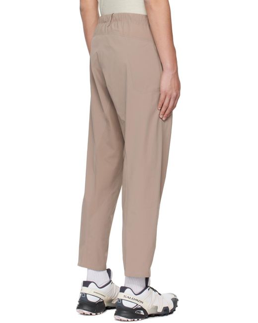 Veilance Multicolor Taupe Secant Comp Track Pants for men