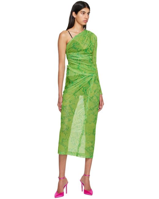 Atlein Green Printed T-shirt