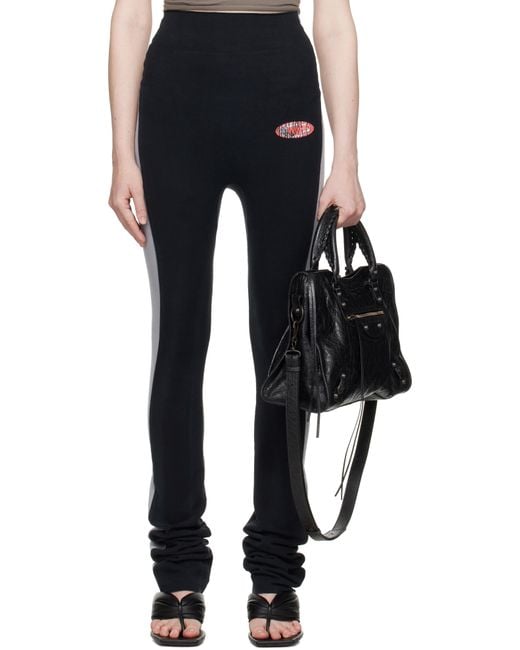 GREG ROSS Black Coast Leggings