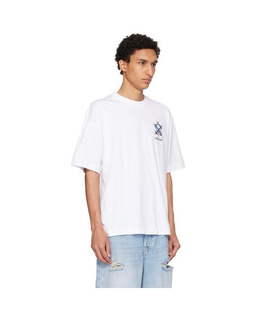 Off-White c/o Virgil Abloh White Jewel Arrow Skate T-Shirt for men