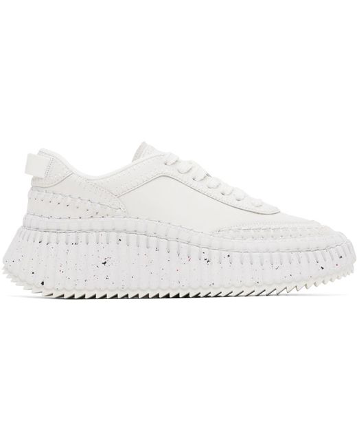 Baskets nama blanches Chloé en coloris White