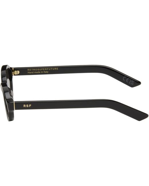 Retrosuperfuture Black Parola Sunglasses for men